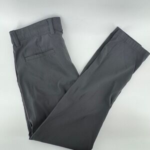 Copper & Oak Golf Pants Mens 32x30 Dark Gray Stretch Rayon Nylon Blend Slim Fit